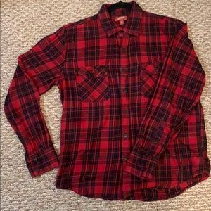 Red-black flannel
